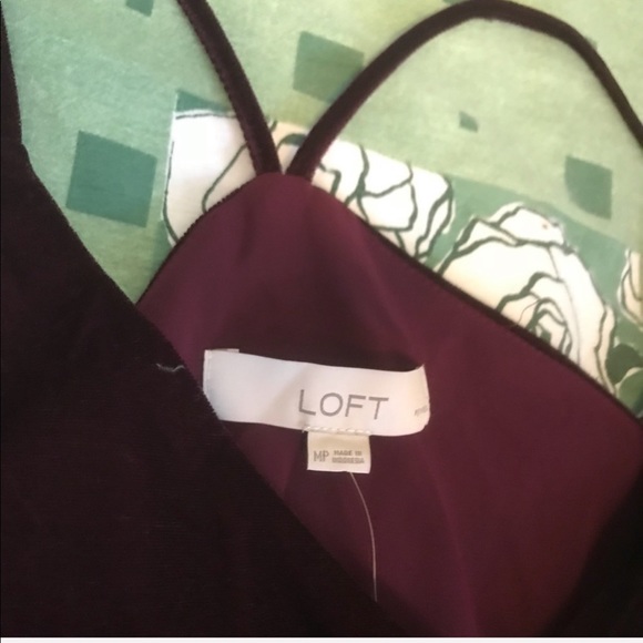 Beautiful Velvet Maroon spaghetti strap top NWT MP - Picture 4 of 8